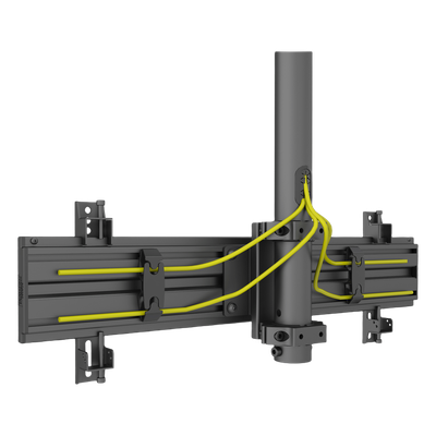 EPCOM INDUSTRIAL SDJH167 - Pieza de Gestión de Cables / Riel para Video Wall LED / Plástico Resistente / Diseño Modular / Color Negro | SIERRA STORE