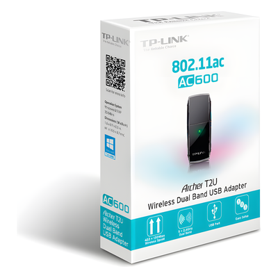 Adaptador USB Wi-Fi / Banda Dual 2.4/5 GHz / AC600 Mbps / USB 2.0 / Antena Omnidireccional | SIERRA STORE