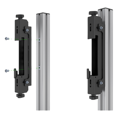 EPCOM INDUSTRIAL SDJH1670 - Riel de Aluminio / Longitud 1670 mm (65.7 ft) / Perfil 40 x 40 mm / Diseño Modular / 4 Direcciones de | SIERRA STORE