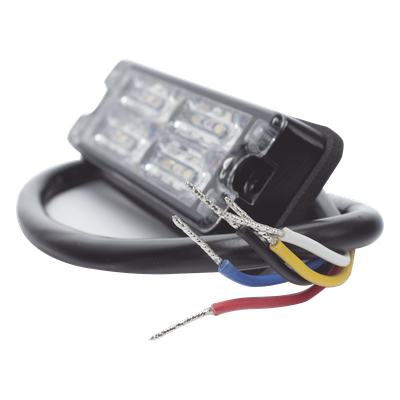 Luz de Advertencia LED / 12 LEDs 1W / 36 Patrones / Montaje Superficie 0.5" / IP67 / SAE Clase I / Rojo | SIERRA STORE