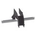 PANDUIT PWBSPJ2BL - Bajada de Cable / 2 in / Control de Radio de Curvatura / Acero con Recubrimiento en Polvo / Negro | SIERRA STORE