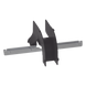 PANDUIT PWBSPJ2BL - Bajada de Cable / 2 in / Control de Radio de Curvatura / Acero con Recubrimiento en Polvo / Negro | SIERRA STORE