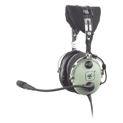Auriculares de Aviación / Atenuación Pasiva NRR 23 dB / Micrófono Electret M-7A / Cable Bobina 5' (1.5 m) / Conector U-174/U / | SIERRA STORE