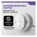 Alarma Combinada de Humo y CO / 120V CA con Respaldo de Batería / Interconectable / Paquete de 6 Unidades | SIERRA STORE
