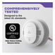 Alarma Combinada de Humo y CO / 120V CA con Respaldo de Batería / Interconectable / Paquete de 6 Unidades | SIERRA STORE