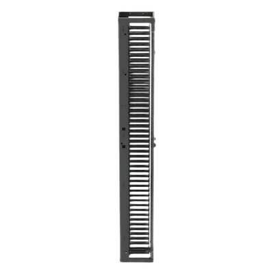 PANDUIT PR2VFD08 - Organizador Vertical de Cables / Alta Densidad / 45 U / Ancho 8 in / Diseño Simple Frontal / ABS y Acero / Negro | SIERRA STORE