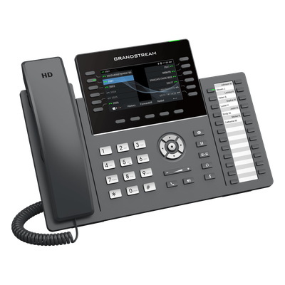 Teléfono IP / 12 Líneas / 24 Teclas Programables / Wi-Fi 6 / PoE / Pantalla LCD 4.3 Pulgadas / Bluetooth / Audio HD | SIERRA STORE