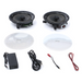 Kit de Bocinas de Plafón / 6.5 in / Bluetooth 5.0 / 2 x 20W RMS / Frameless / Woofer + Tweeter Coaxial / 70 Hz - 20 kHz | SIERRA STORE