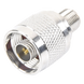 Adaptador Coaxial RF / N Macho a F Hembra / Montaje en Línea / Bronce Niquelado / Contacto Oro / Teflón / -20℃ a 80℃ | SIERRA STORE