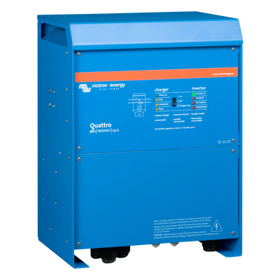 Inversor Cargador de Onda Pura / Entrada 48 Vcc / Salida 8000 W 230 Vca 60 Hz / Conmutación 20 ms / PowerAssist Híbrida / Dos Entradas | SIERRA STORE