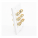 Placa de Pared para Altavoces / 12 Postes Tipo Banana / 6 Canales / Conectores Chapados en Oro / Instalación sin Soldadura | SIERRA STORE