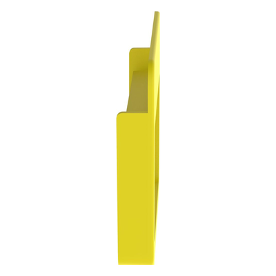 PANDUIT FREC4X4LYL - Tapa Final para Canaleta / 4x4 / Instalación a Presión / Radio de Curvatura 50.8 mm / PVC Rígido y ABS / Amarillo | SIERRA STORE