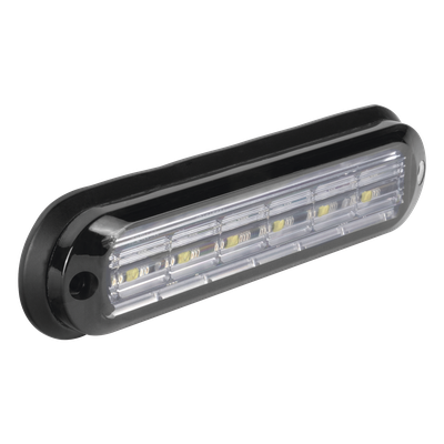 Luz Auxiliar Ultra Brillante / IP67 / 6 LEDs 3W / 12 Patrones / ECE R65 / SAE J595 / 142.6x36x14 mm / 5.6x1.4x0.6 in | SIERRA STORE
