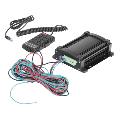 Sirena Vehicular / 100W / 115 dB / Controlador Unimando con Micrófono / 7 Tonos Americanos / Compatible Barras X67/X75 | SIERRA STORE