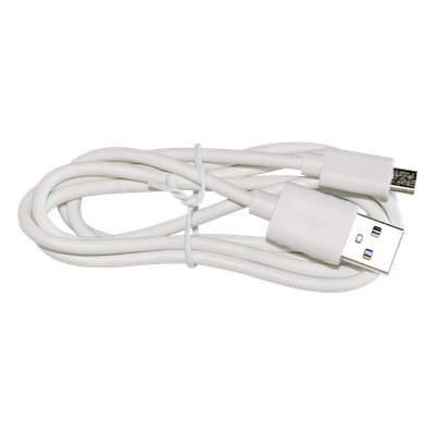 Cable programador y cargador USB a Micro USB color blanco | SIERRA STORE