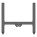 EPCOM INDUSTRIAL SDJH146 - Tubos de Conexión para Videowall LED / Montaje en Piso / Tubo Cuadrado 80 mm (3.1") / Altura Total 813.6 mm | SIERRA STORE
