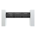 EPCOM INDUSTRIAL SDJH170 - Placa de Montaje Doble para Pantallas / Montaje Pared a Pared / 8.9 x 5 x 3.7 pulgadas / Compatible Madera | SIERRA STORE