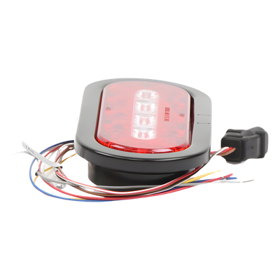 Luz LED Multifuncional Trasera / 69 Patrones de Destello / 12-24 V / IP67 / Conector PL3 / 5.4" x 5.4" | SIERRA STORE