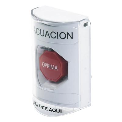 Botón de Evacuación / Cubierta Policarbonato / Restablecimiento con Llave / Bocina Integrada / Interior-Exterior / -40 a 121 °C | SIERRA STORE