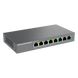 Switch Administrable Capa 2 Lite / 8 Puertos Gigabit / 4 Puertos PoE+ / 32 VLAN / QoS / GDMS Cloud / Montaje Pared y Escritorio | SIERRA STORE