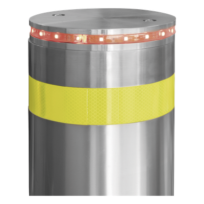 ACCESSPRO XB-220-HBL - Bolardo Hidráulico Antiembestida / 220 mm × 600 mm (0.72 ft × 1.97 ft) / Acero Inoxidable 304 / 200,000 J / | SIERRA STORE