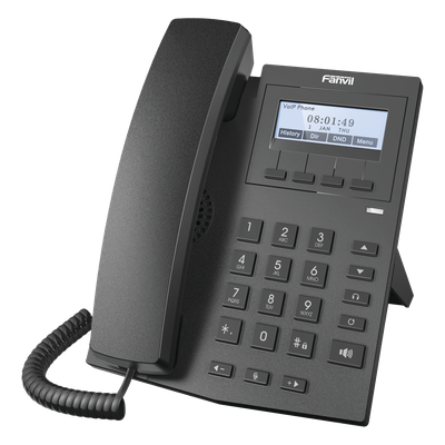Teléfono IP empresarial para 2 lineas SIP con pantalla LCD 128 x 48 Px y conferencia de 3 vías | SIERRA STORE