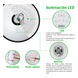 Luminario LED RGB / 30W / 2400 Lúmenes / Bluetooth / Control por App / Voltaje Universal 85-265V / 380 mm (1.2 ft) Diámetro | SIERRA STORE