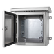 Gabinete para Exteriores de Acero Inoxidable SUS201 / Cilindrico con Techo Inclinado / Ø305 x 195 x 315 mm (12.0 x 7.7 x 12.4 in) / | SIERRA STORE