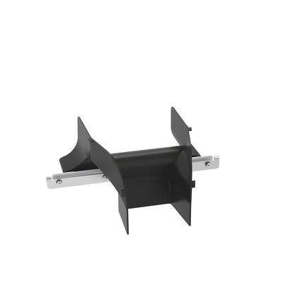 PANDUIT PWBSPJ4BL - Bajada de cables para charola wire basket / 4 in / Control de radio de curvatura / Negro | SIERRA STORE