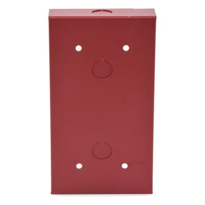 Caja de Montaje Superficial / Acero Rojo / 4.5 x 8.188 x 1.375 pulgadas / Interior Seco / Estaciones BG-12LR Series | SIERRA STORE