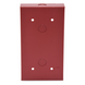 Caja de Montaje Superficial / Acero Rojo / 4.5 x 8.188 x 1.375 pulgadas / Interior Seco / Estaciones BG-12LR Series | SIERRA STORE
