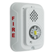 Sirena con Estrobo LED / Montaje en Pared / 2 Hilos / Candela Seleccionable 15-185 cd / Compatible SpectrAlert | SIERRA STORE