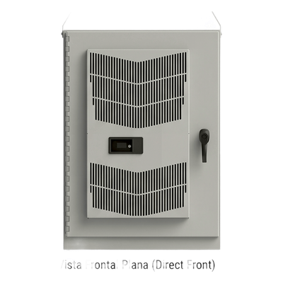 Gabinete para Exterior Tipo 4X Doble Puerta de 10 UR / Aluminio Soldado / 762 x 762 x 1118 mm (30 x 30 x 44 in) / IP66 / Montaje | SIERRA STORE