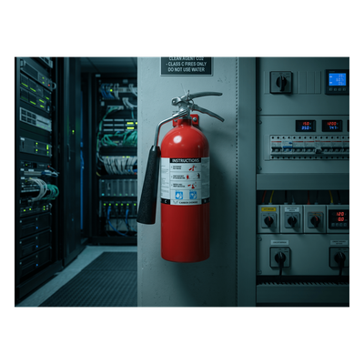 Extintor de CO₂ / Clasificación UL 2-B:C a 10-B:C / Capacidades 5 lb a 20 lb (2.27 kg a 9.07 kg) / Válvula de Cierre Integral / Bocina | SIERRA STORE