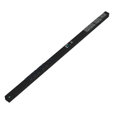 PANDUIT P24D24G - PDU Monitoreable / 24 Salidas C13 y C19 / Entrada NEMA L6-20P / 208 Vca / 20 Amp / Instalación Vertical / Pantalla | SIERRA STORE