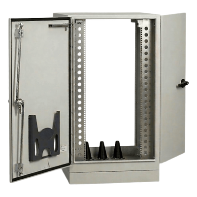Gabinete FTTX Tipo 4X / Aluminio Soldado 3 mm / 10 UR / 762x762x1118 mm / IP66 / Aislamiento Térmico / 30x30x44 in | SIERRA STORE