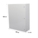 Gabinete de Acero IP66 Uso en Intemperie (800 x 1000 x 300 mm) con Placa Trasera Interior Metálica y Compuerta Inferior Atornillable | SIERRA STORE