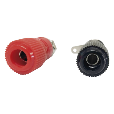EPCOM INDUSTRIAL EI-71240 - Par de Bornes Aislados para Chasis / Rojo y Negro / Diseño Compacto / Uso Industrial | SIERRA STORE