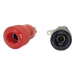 EPCOM INDUSTRIAL EI-71240 - Par de Bornes Aislados para Chasis / Rojo y Negro / Diseño Compacto / Uso Industrial | SIERRA STORE