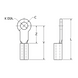 Zapata Terminal de Ojillo  para Tornillo 3/16" (5 mm) y Cable Calibre 16-14 AWG. | SIERRA STORE