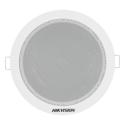 HIKVISION DS-QAE0206G1-V - Altavoz de Plafón / 6 Watts / Línea 100 V / Rejilla Metálica / 96 dB / Interior | SIERRA STORE