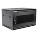 Gabinete de Pared / 6UR / 19in / 450mm Profundidad / 60kg Carga / Acero Negro | SIERRA STORE
