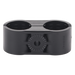 Sujetador Plástico para Cable Coaxial / 2 Cables / 1-1/4" Nominal / Rango 1.535" a 1.614" (39 a 41 mm) / Montaje Varilla 3/8" o M10 / | SIERRA STORE