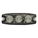 Luz Auxiliar de Advertencia / 3 LED / Ámbar / SAE Clase 1 / Multivoltaje 12~24 VCC / Perfil 6.6 mm (0.26") / Memoria No Volátil | SIERRA STORE