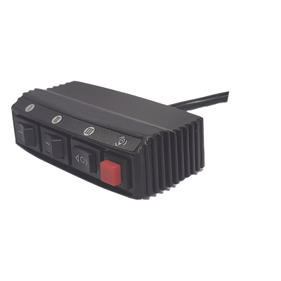 Switch de Control de Patrones de Destello / 5 Interruptores / 12 VCC / 15 A / 104 mm x 55 mm x 33 mm / 4.1 x 2.2 x 1.3 pulgadas | SIERRA STORE