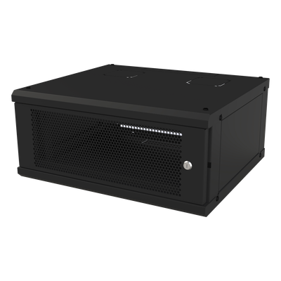 LINKEDPRO BY EPCOM SR-1904-GFP-VR2 - Gabinete de Pared Fijo, Con 4 Unidades de Rack, de 19 in, Fabricado en Acero, Puerta Perforada | SIERRA STORE