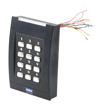 Lector de Acceso con Teclado / Multiformato Proximidad / iClass SEOS 1 cm / MIFARE DESFire / Bluetooth / Wiegand / 5-16 VDC | SIERRA STORE