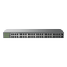Switch No Administrable / 48 Puertos Gigabit / 100 Gbps / 2 SFP / Montaje Rack / 9KB Jumbo Frame | SIERRA STORE