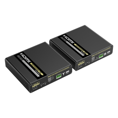 Kit Extensor HDMI por FIBRA ÓPTICA 10G a 40 Km | Resolución 4K@60Hz | Monomodo (SMF) | IPCOLOR PIXEL | Cero Latencia | Sin Comprimir | SIERRA STORE