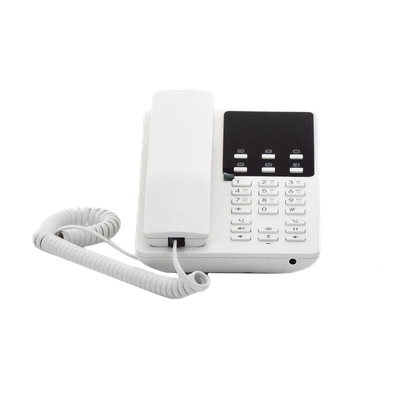 Teléfono IP Hotelero / Wi-Fi Dual Band 2.4/5 GHz / 2 Líneas SIP / Audio HD Opus / Resiliencia 30% Pérdida de Paquetes / Montaje en | SIERRA STORE
